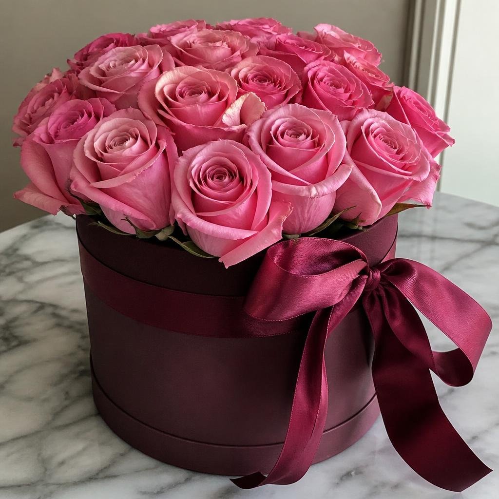 Luxury Rose Box by Shah G Flowers