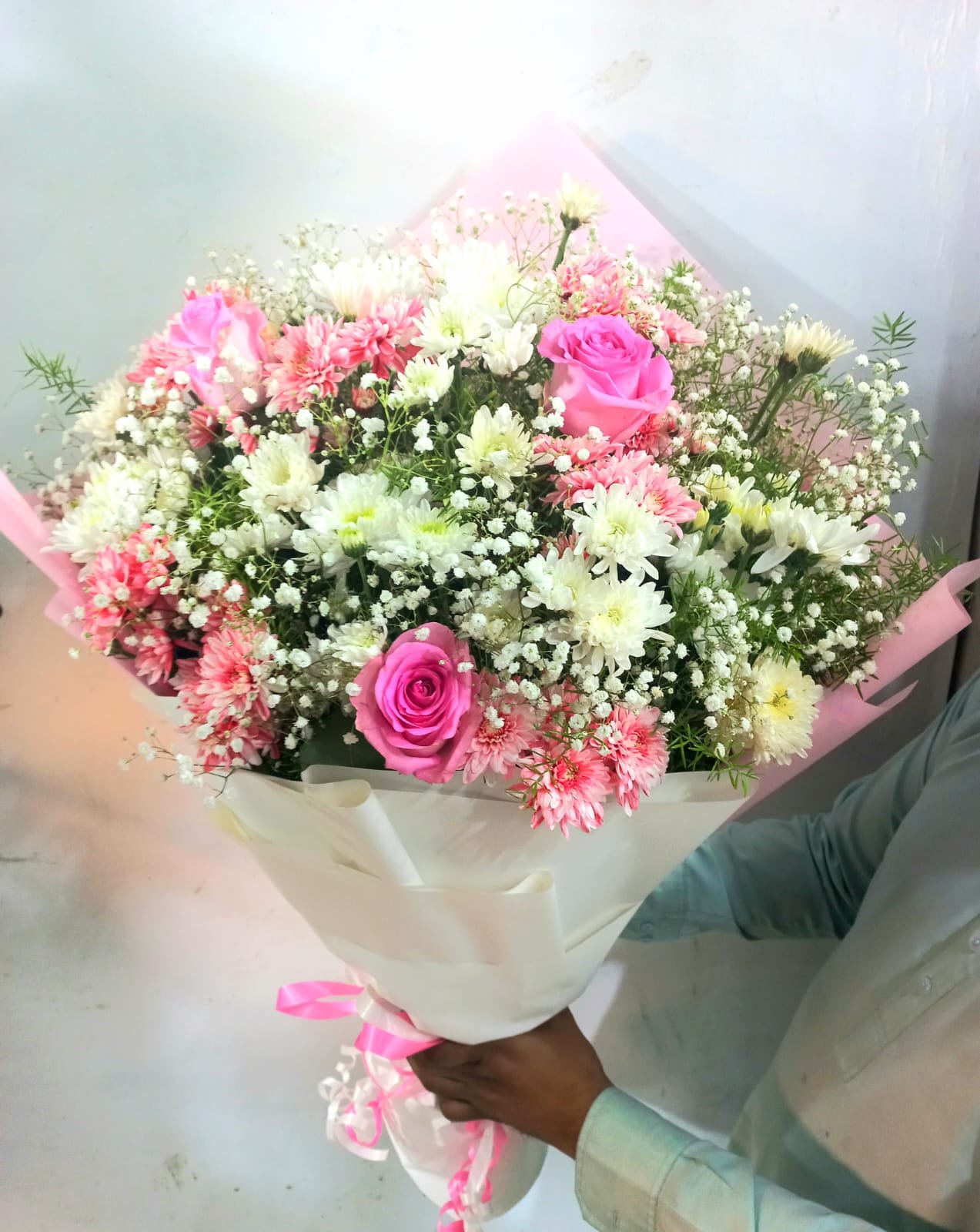 Pastel Mix Bouquet by Shah G Flowers