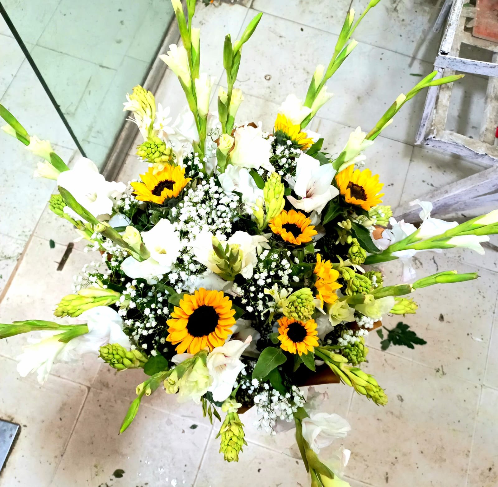 Sunflower Basket by Shah G Flowers